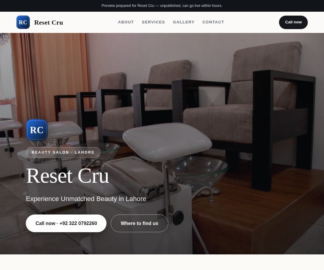 Reset Cru