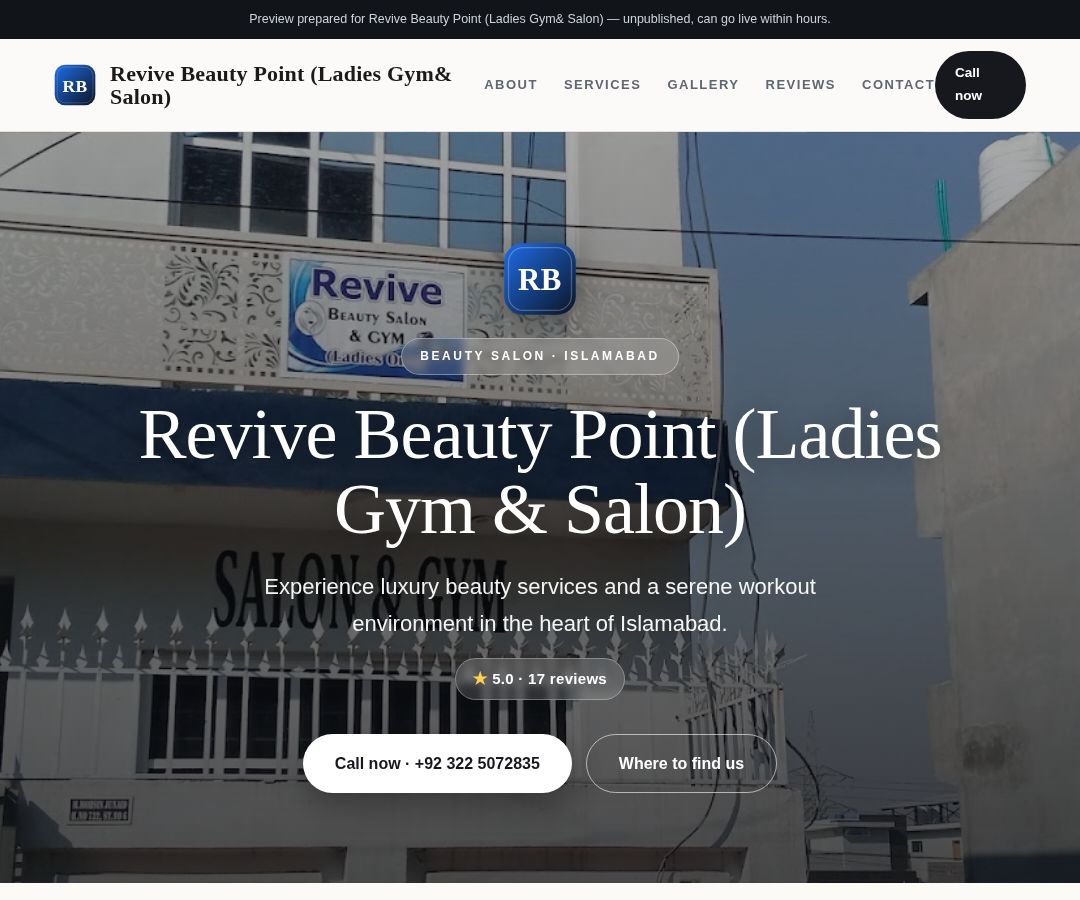 Revive Beauty Point (Ladies Gym& Salon)