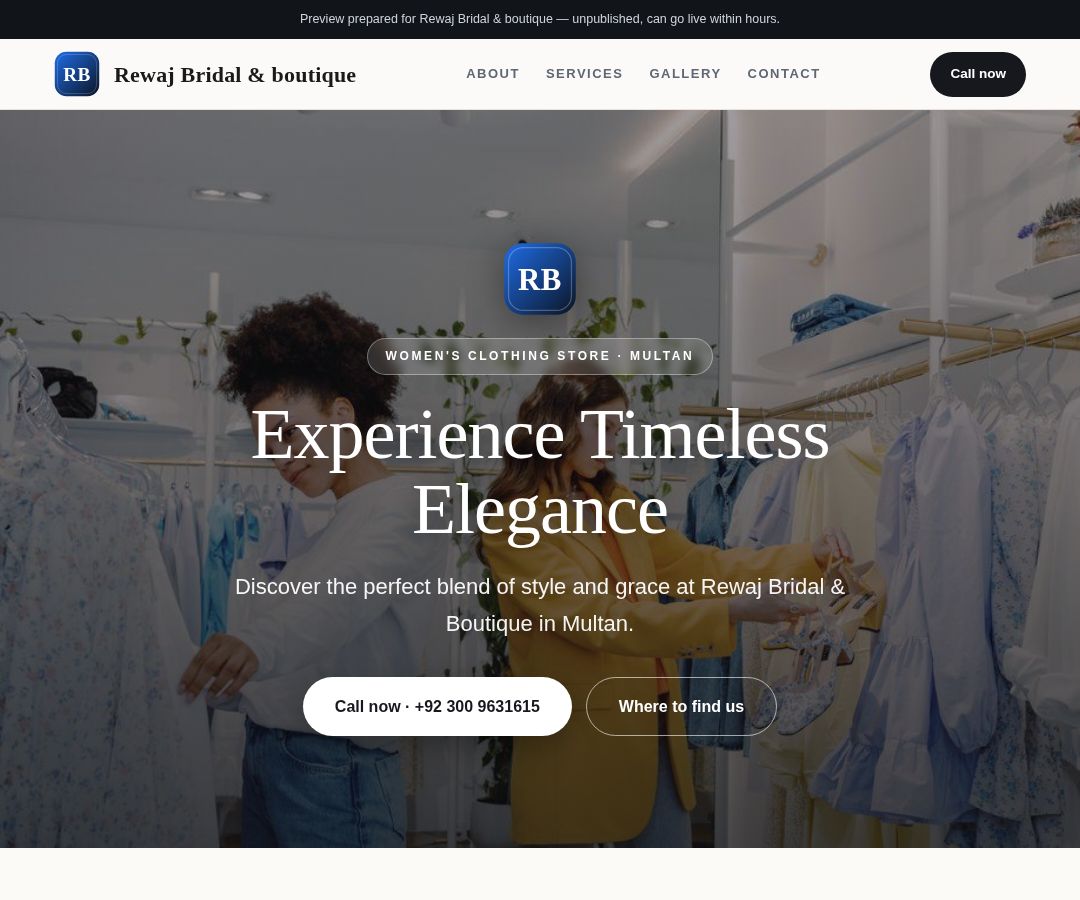 Rewaj Bridal & boutique