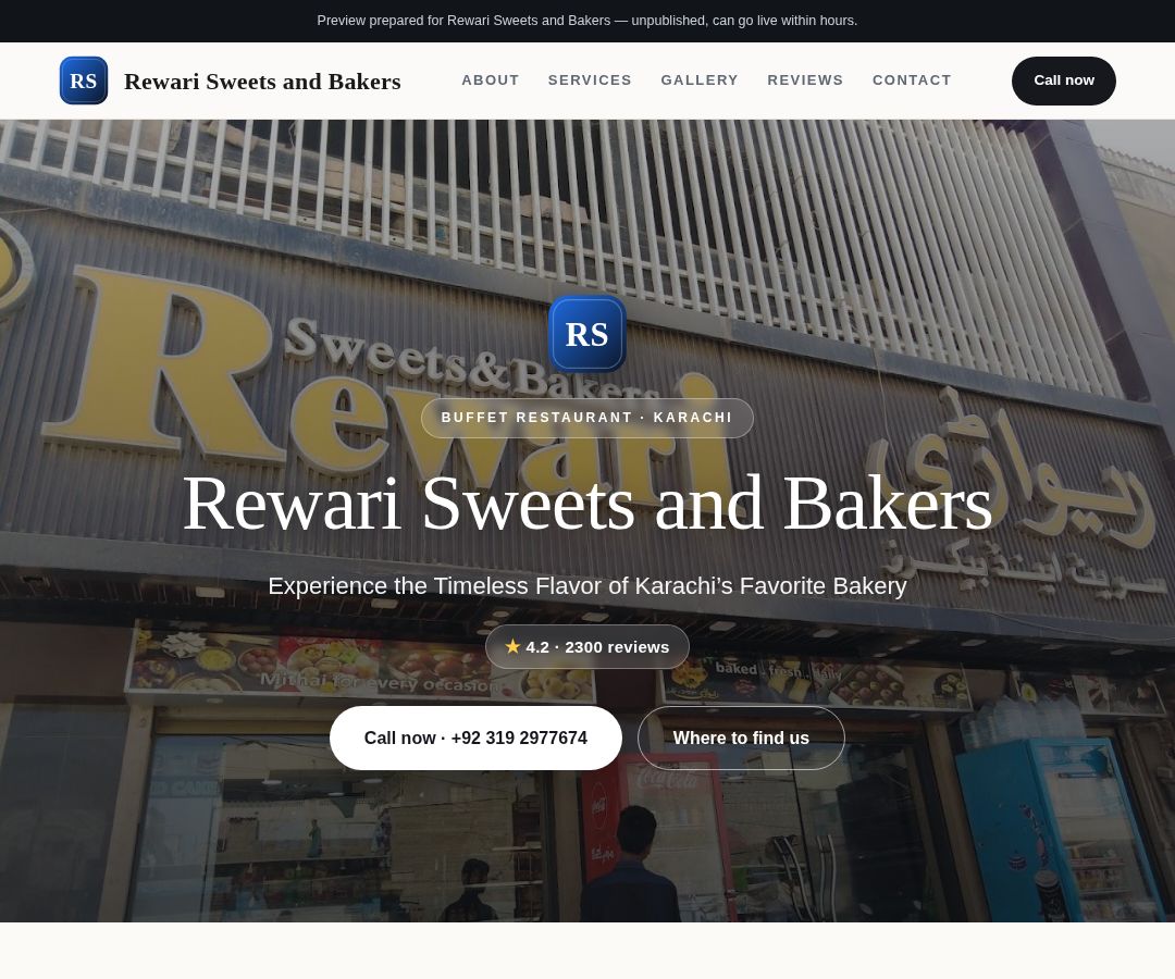 Rewari Sweets and Bakers