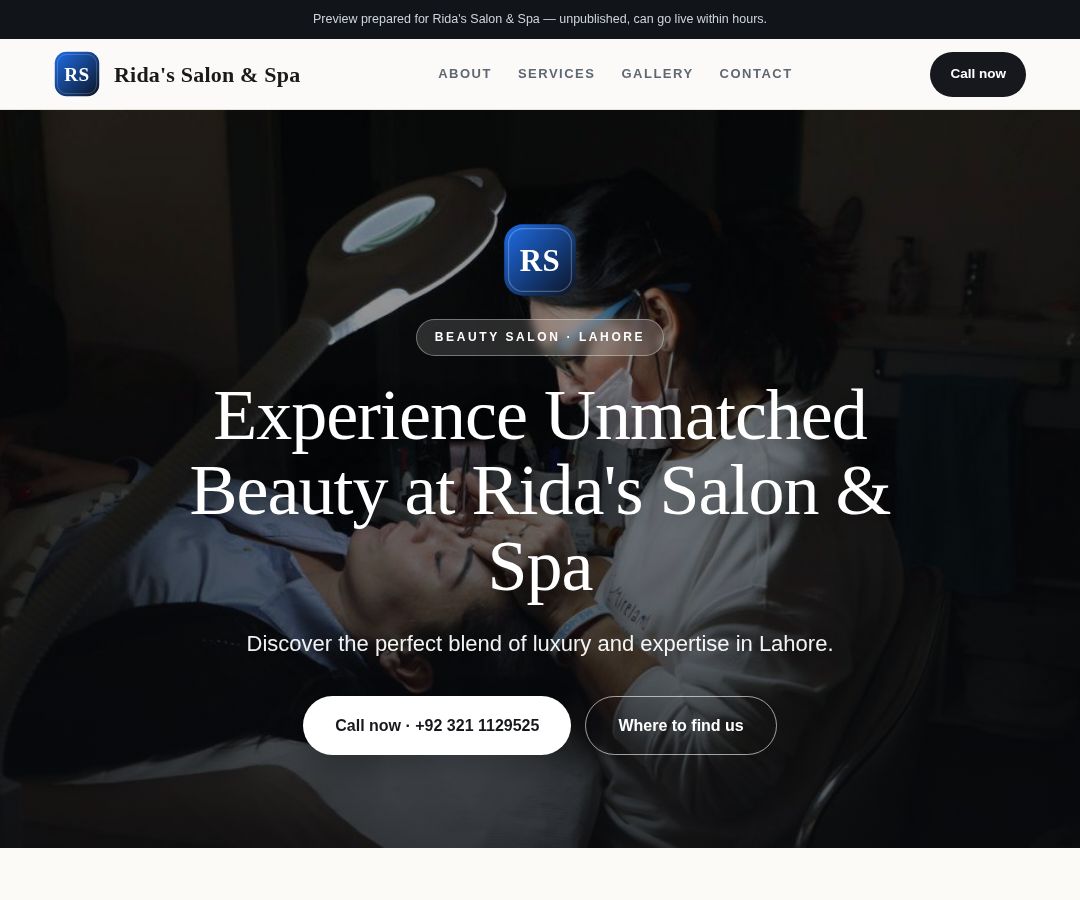 Rida's Salon & Spa