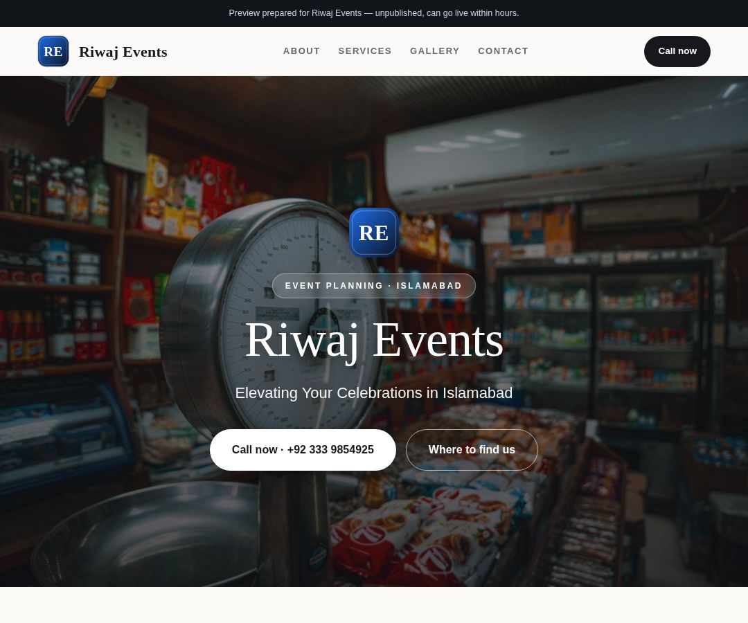 Riwaj Events