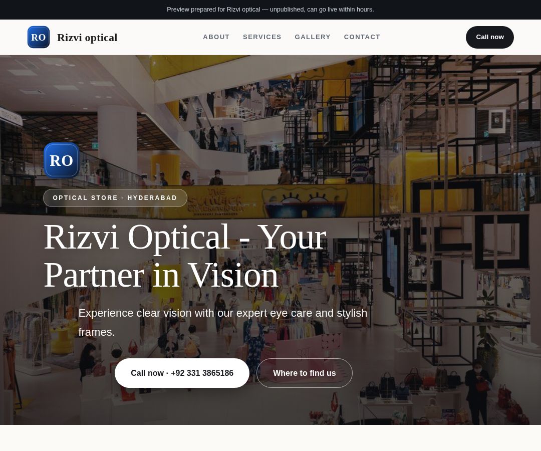 Rizvi optical