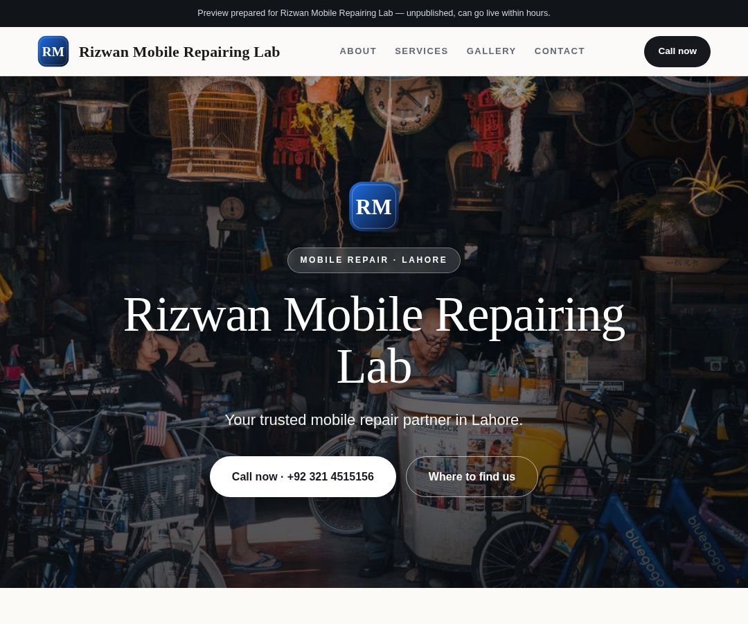Rizwan Mobile Repairing Lab