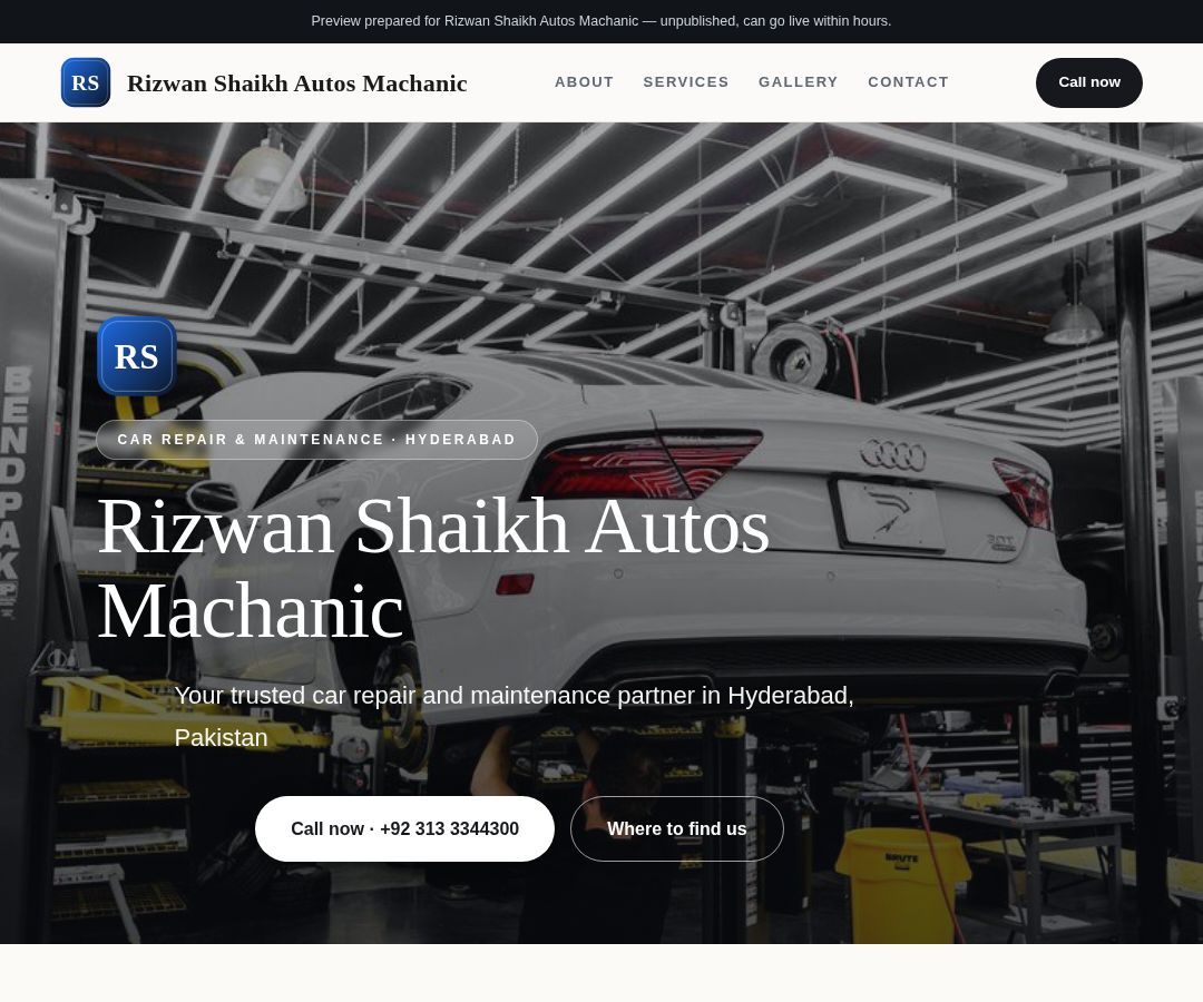 Rizwan Shaikh Autos Machanic