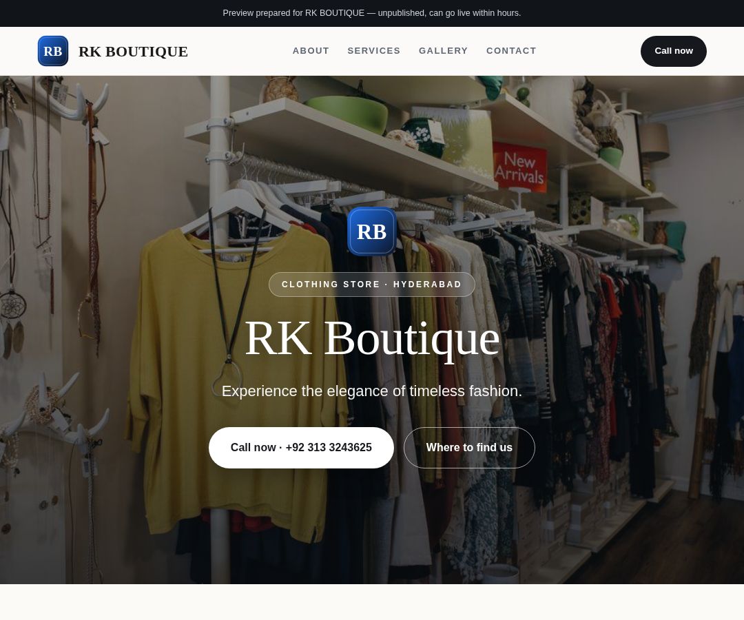 RK BOUTIQUE