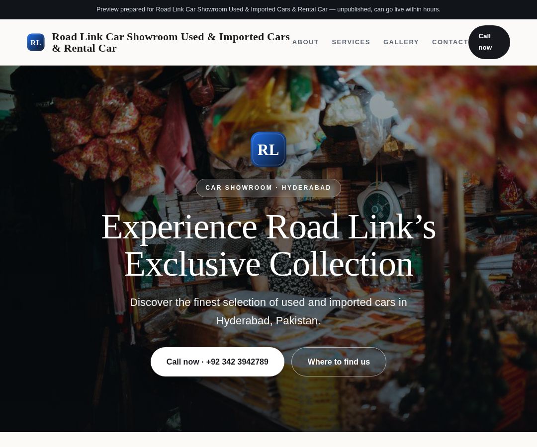 Road Link Car Showroom Used & Imported Cars & Rental Car
