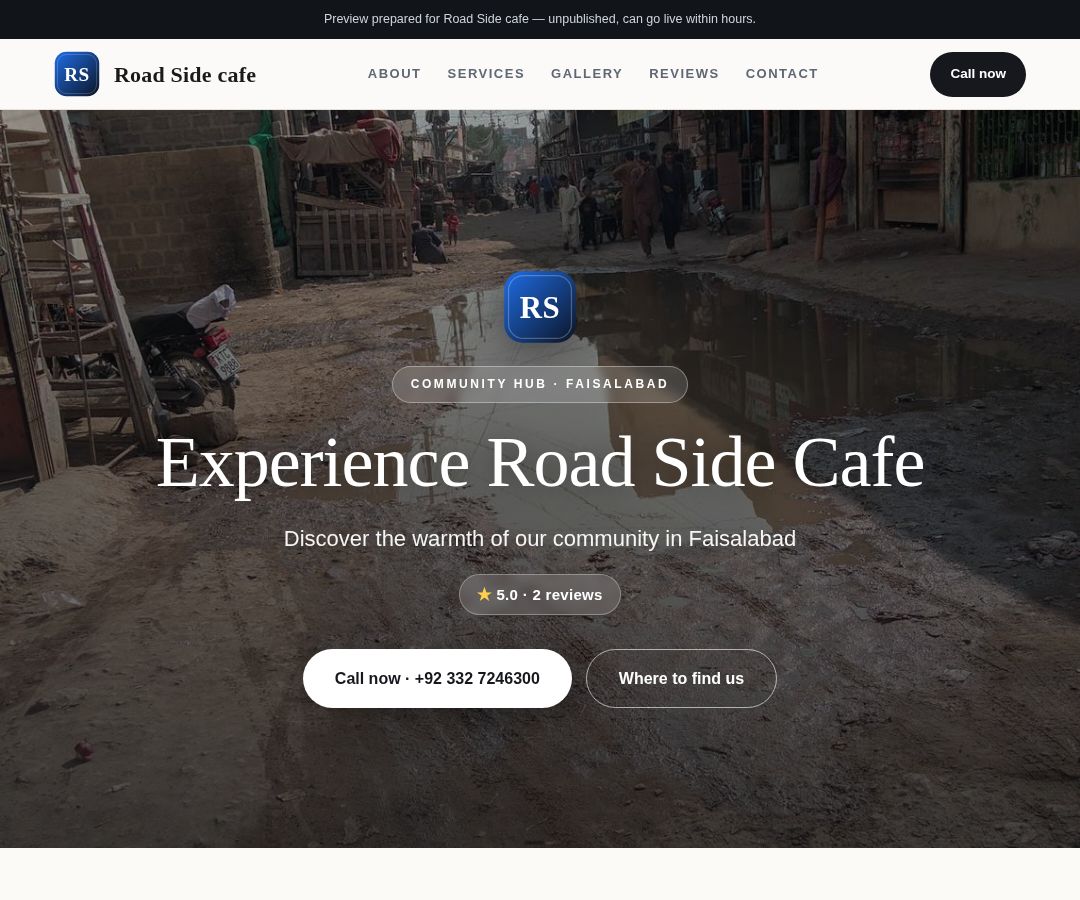 Road Side cafe
