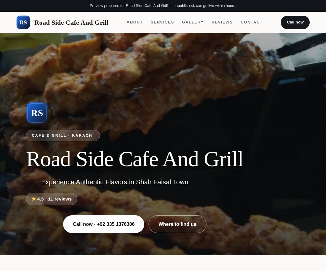 Road Side Cafe And Grill