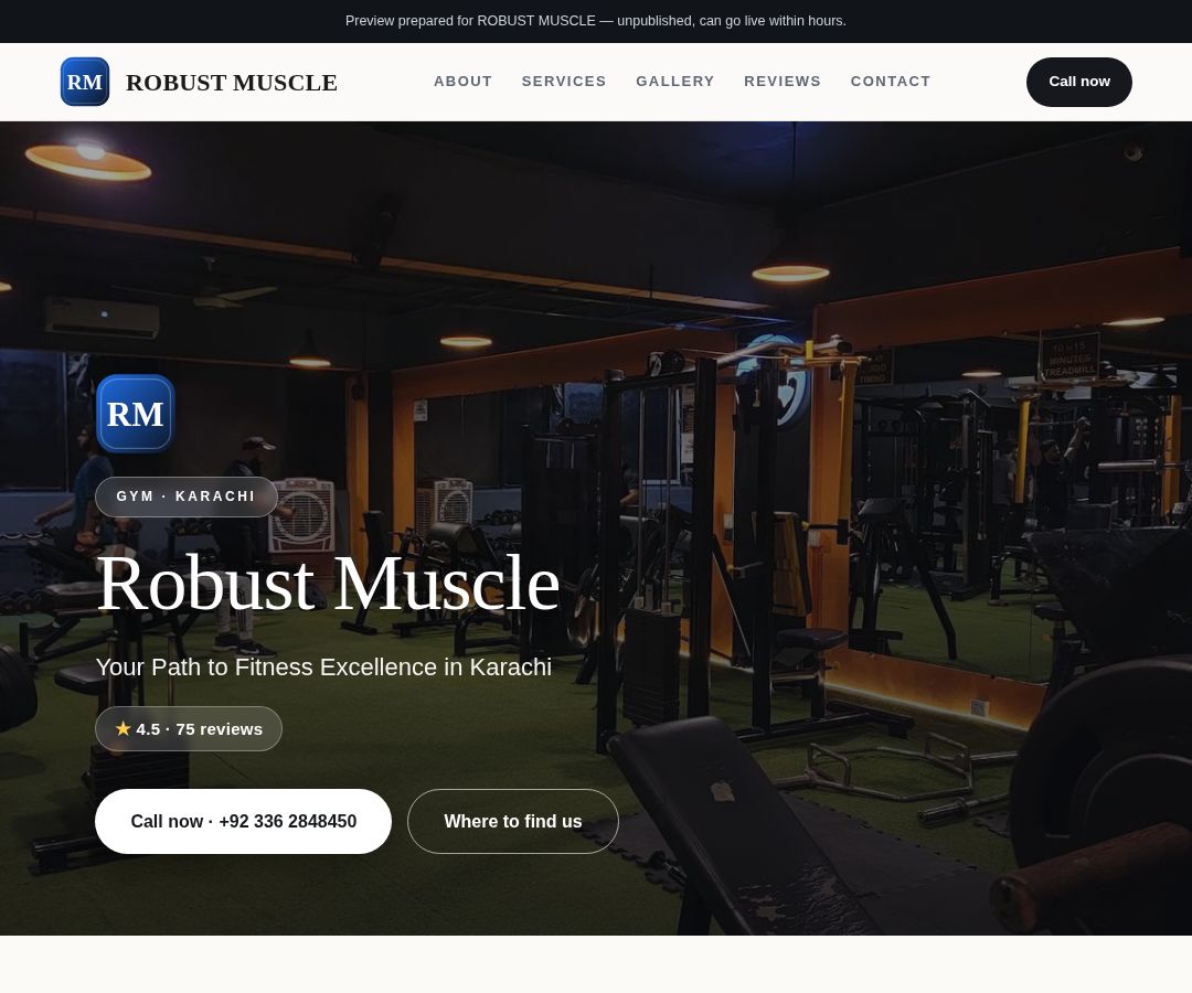 ROBUST MUSCLE