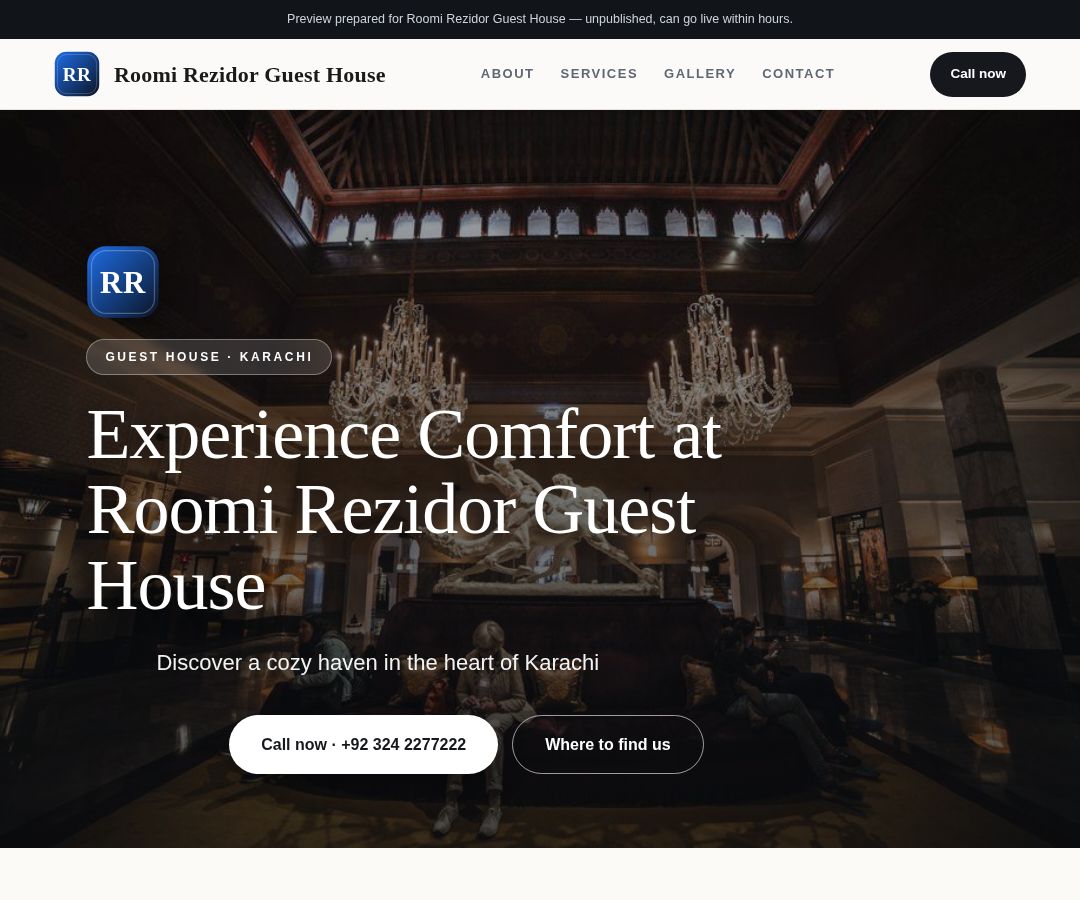 Roomi Rezidor Guest House