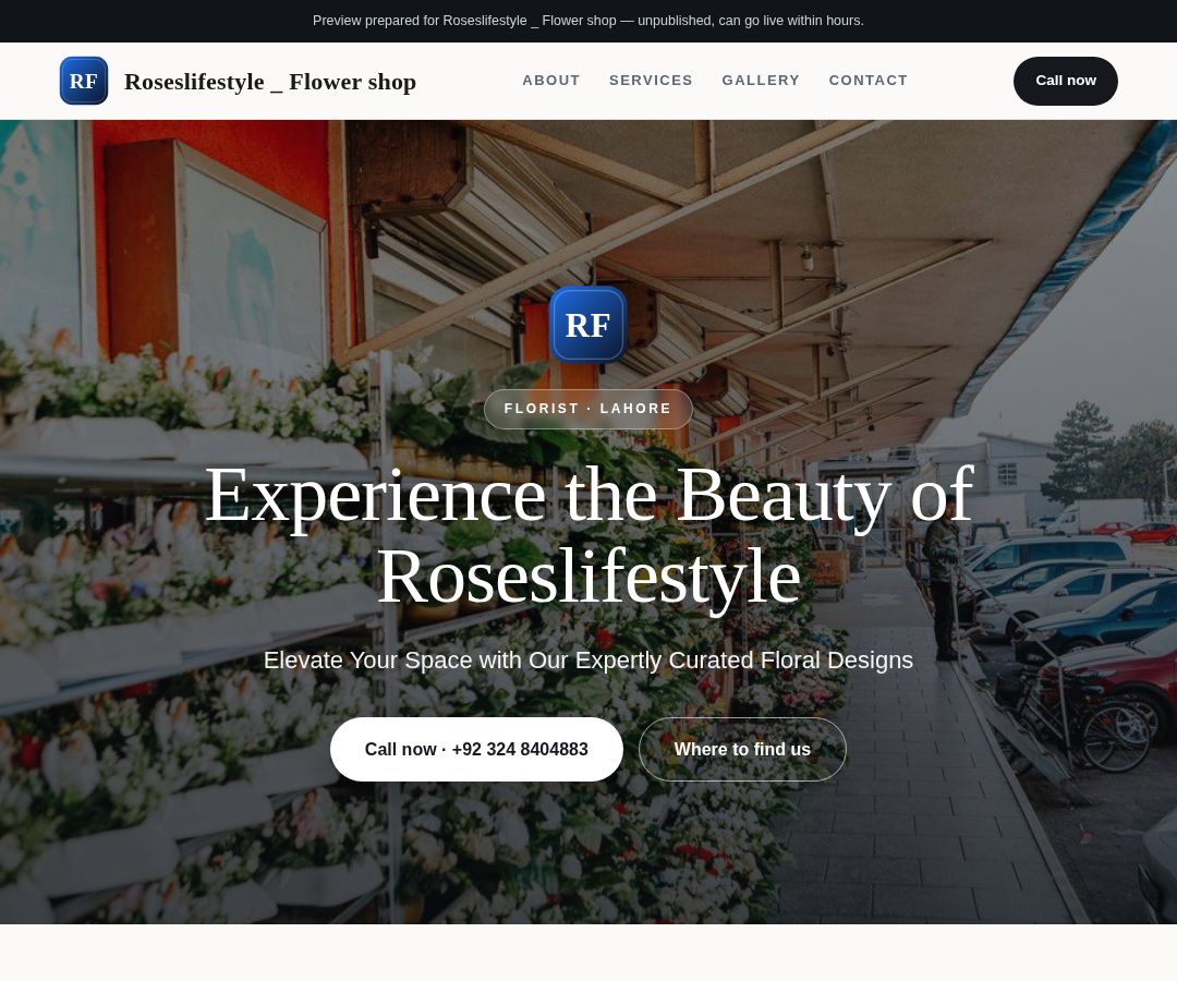 Roseslifestyle _ Flower shop