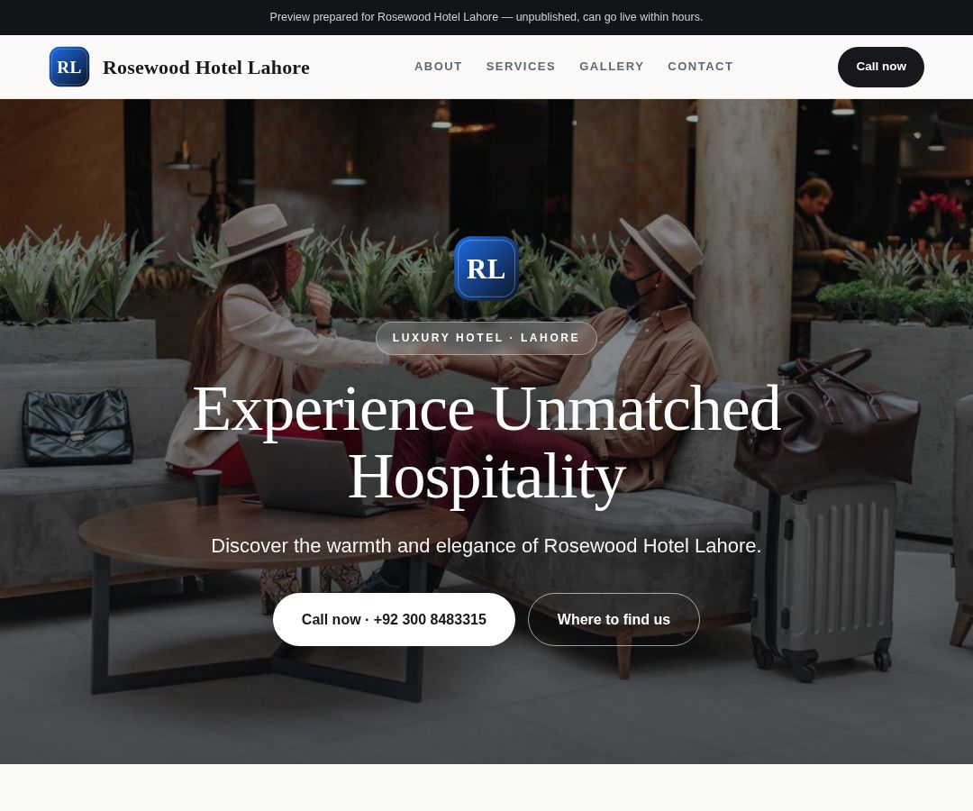 Rosewood Hotel Lahore