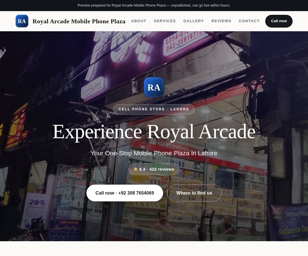 Royal Arcade Mobile Phone Plaza