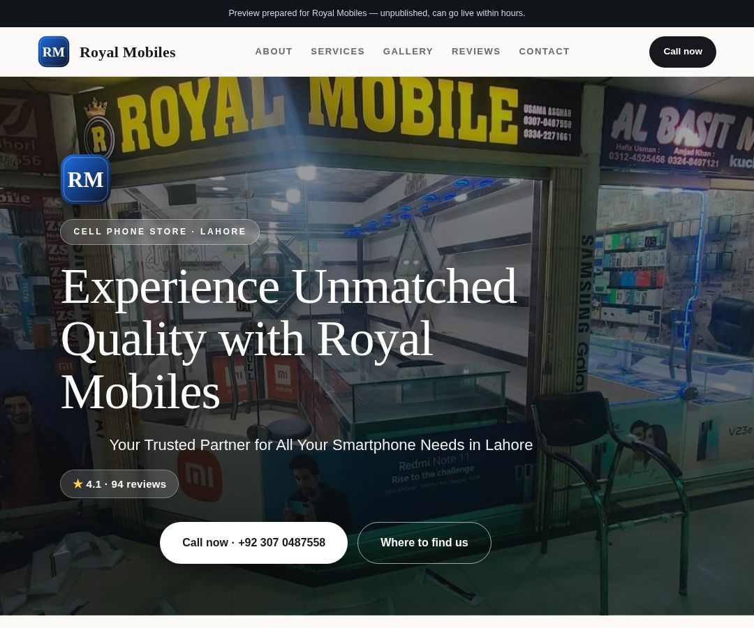 Royal Mobiles