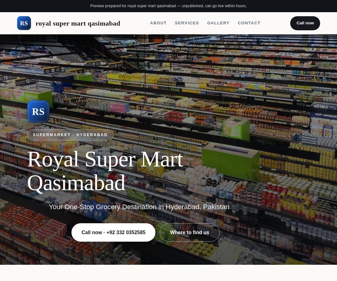 royal super mart qasimabad