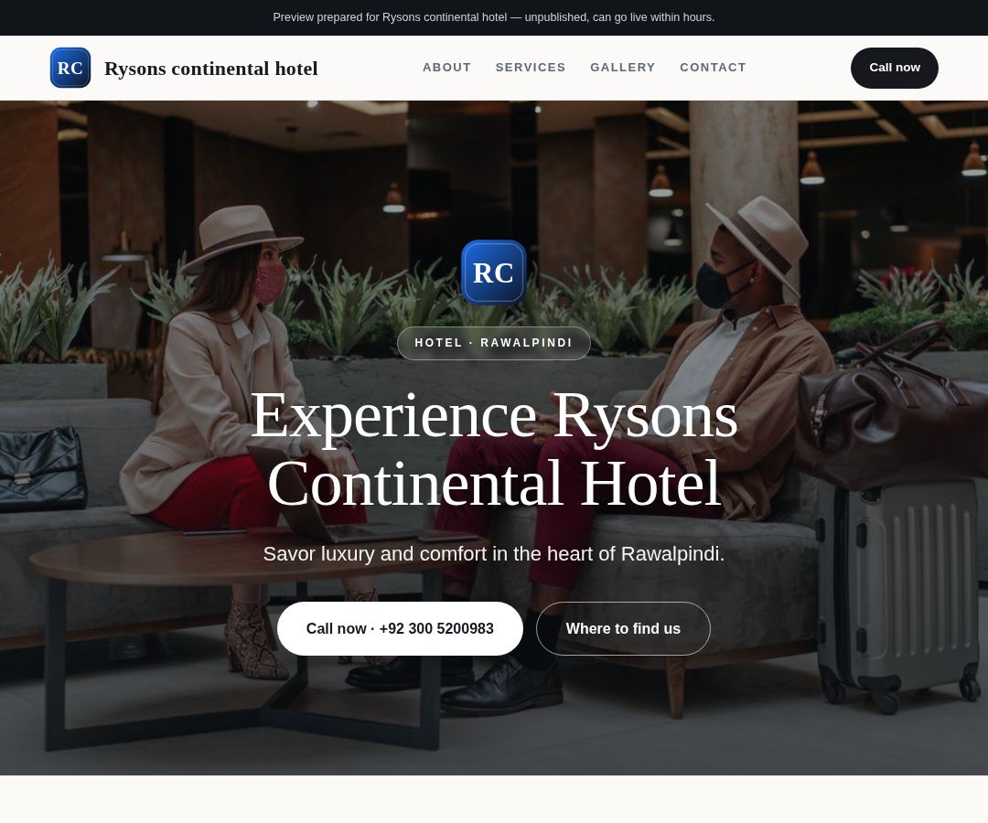 Rysons continental hotel