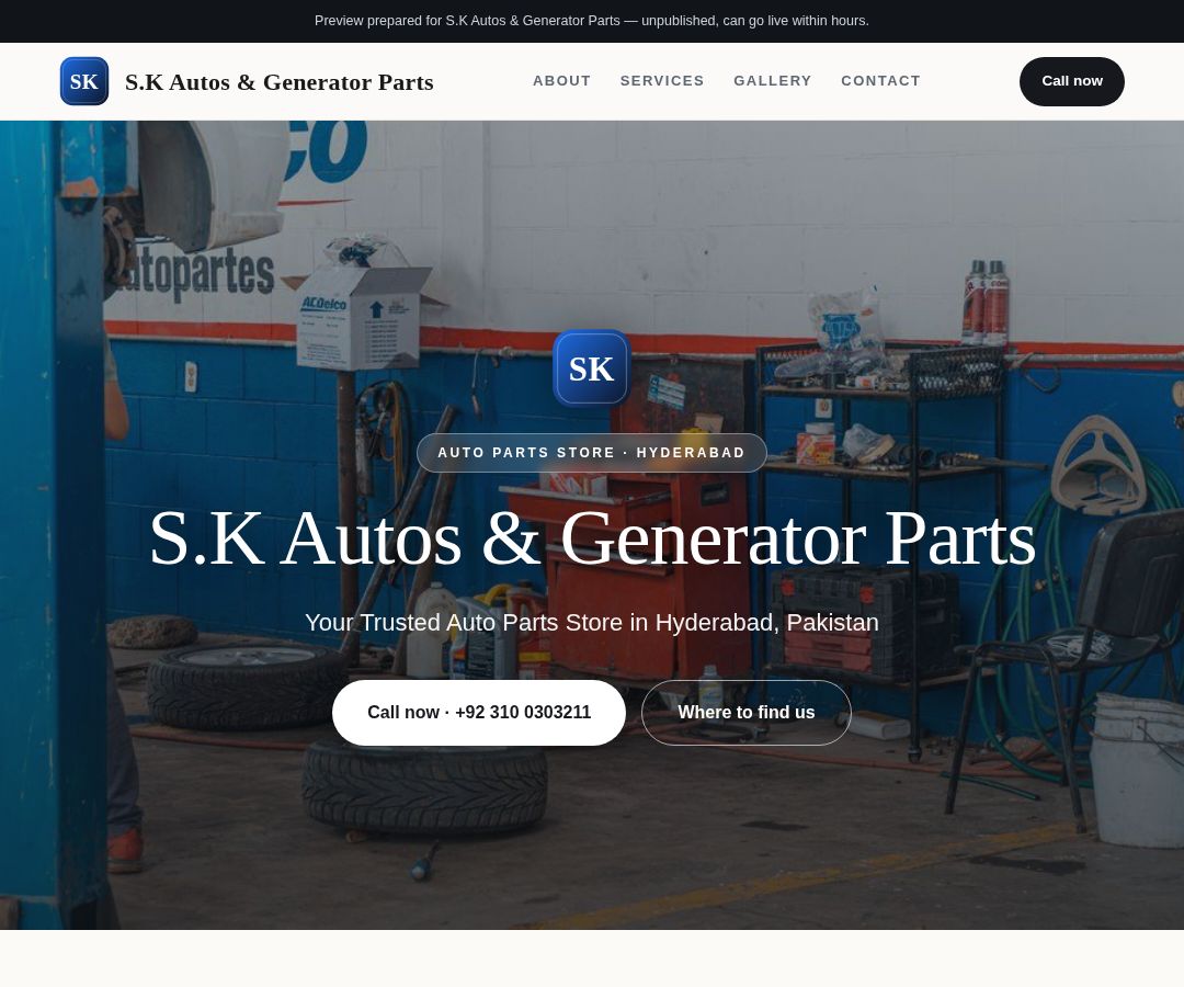 S.K Autos & Generator Parts