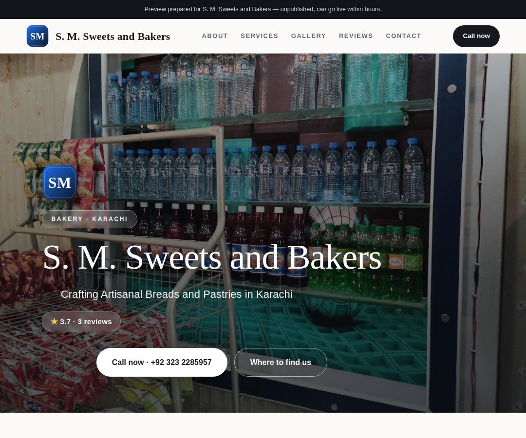 S. M. Sweets and Bakers