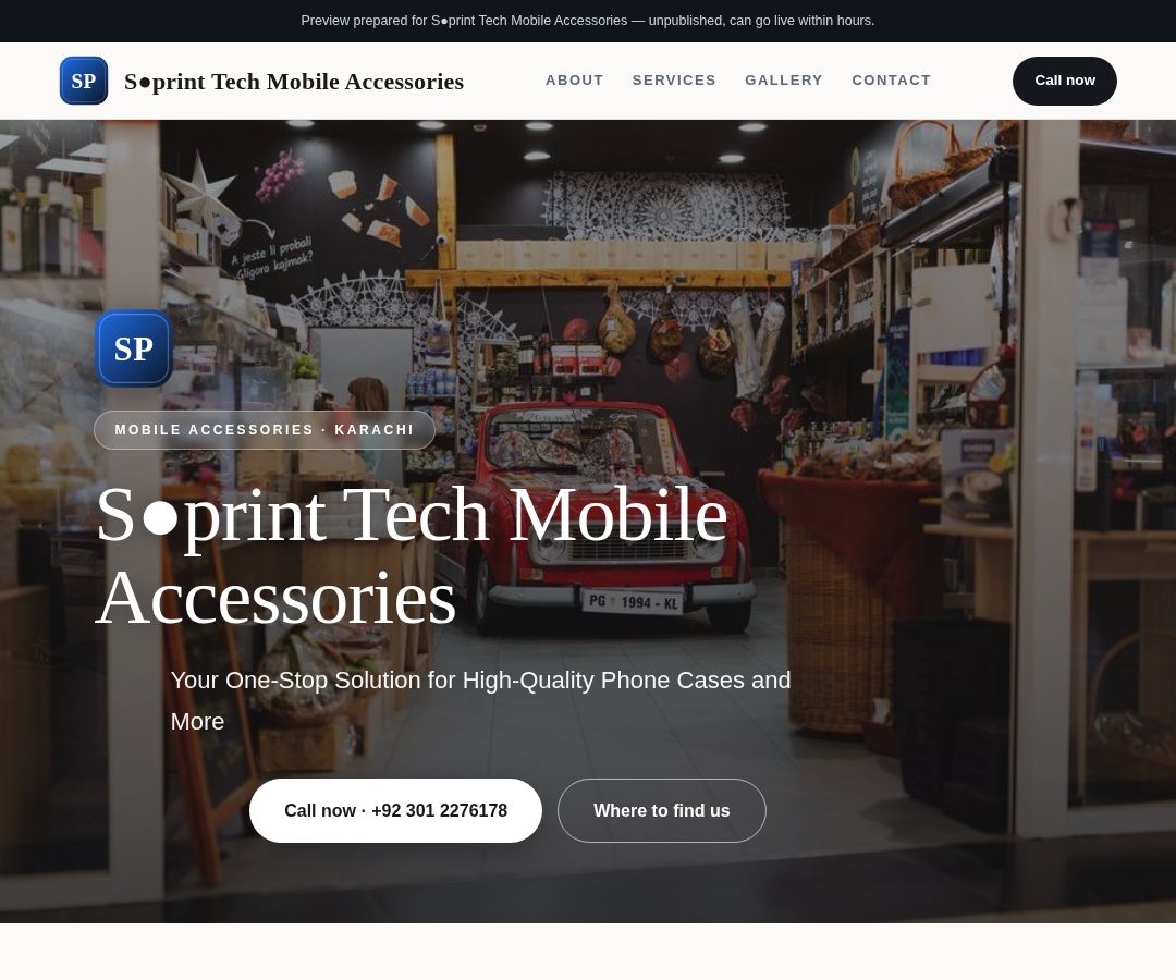 S●print Tech Mobile Accessories