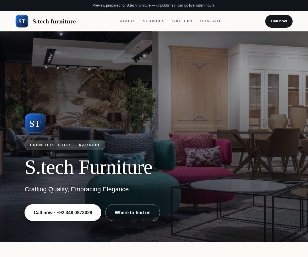 S.tech furniture