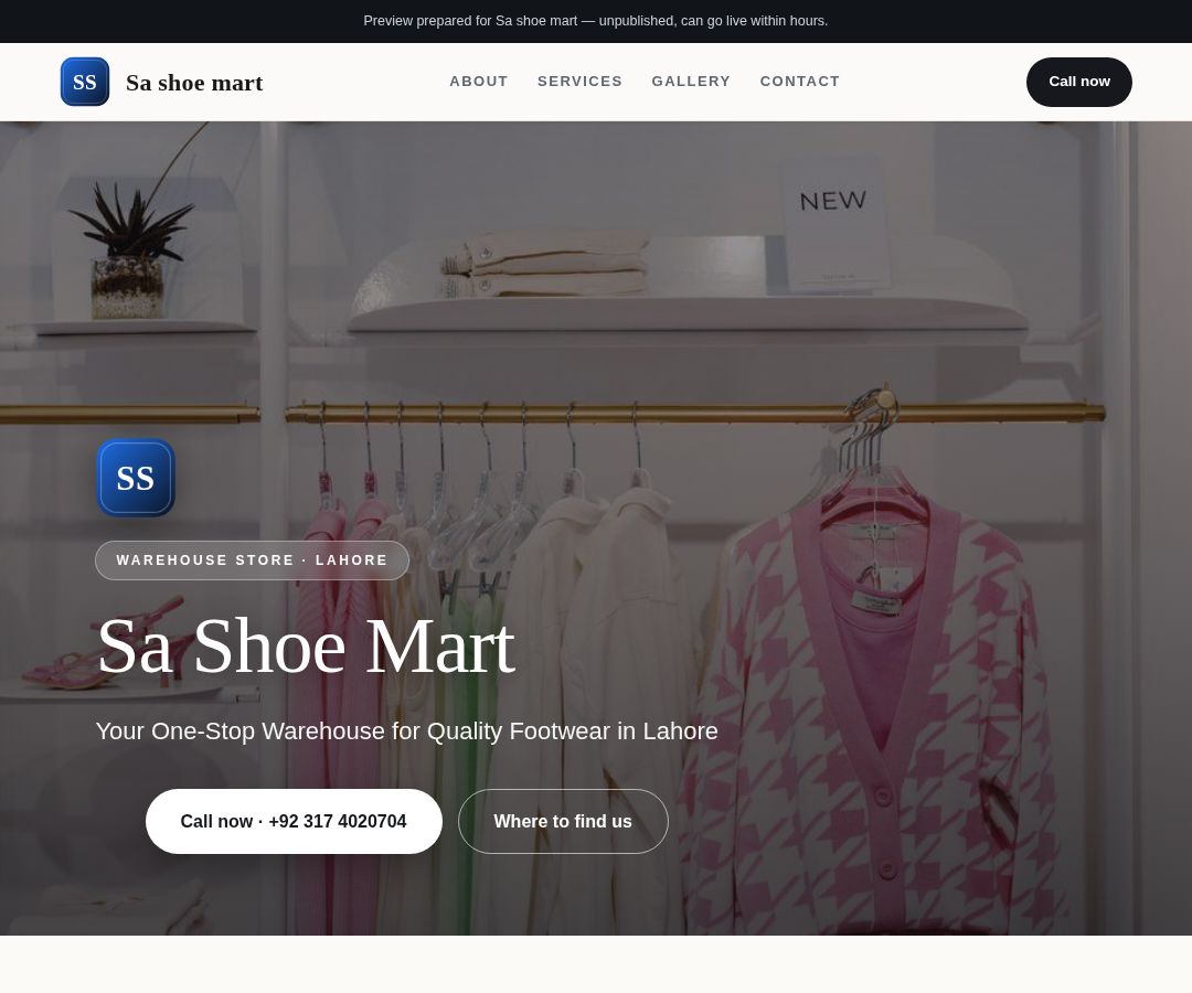 Sa shoe mart