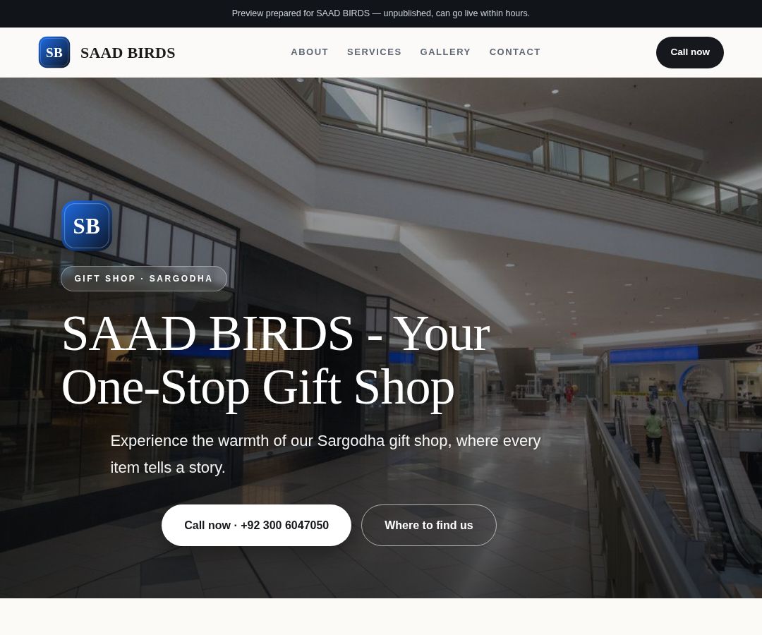 SAAD BIRDS