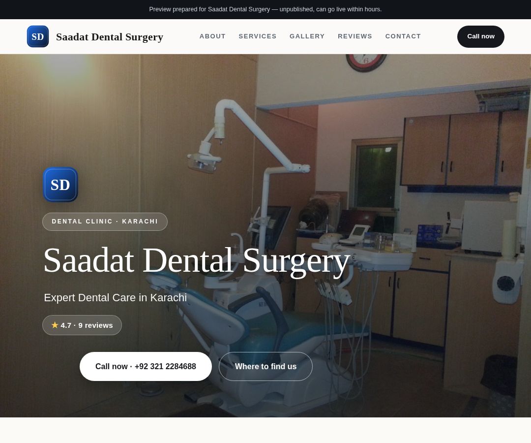 Saadat Dental Surgery