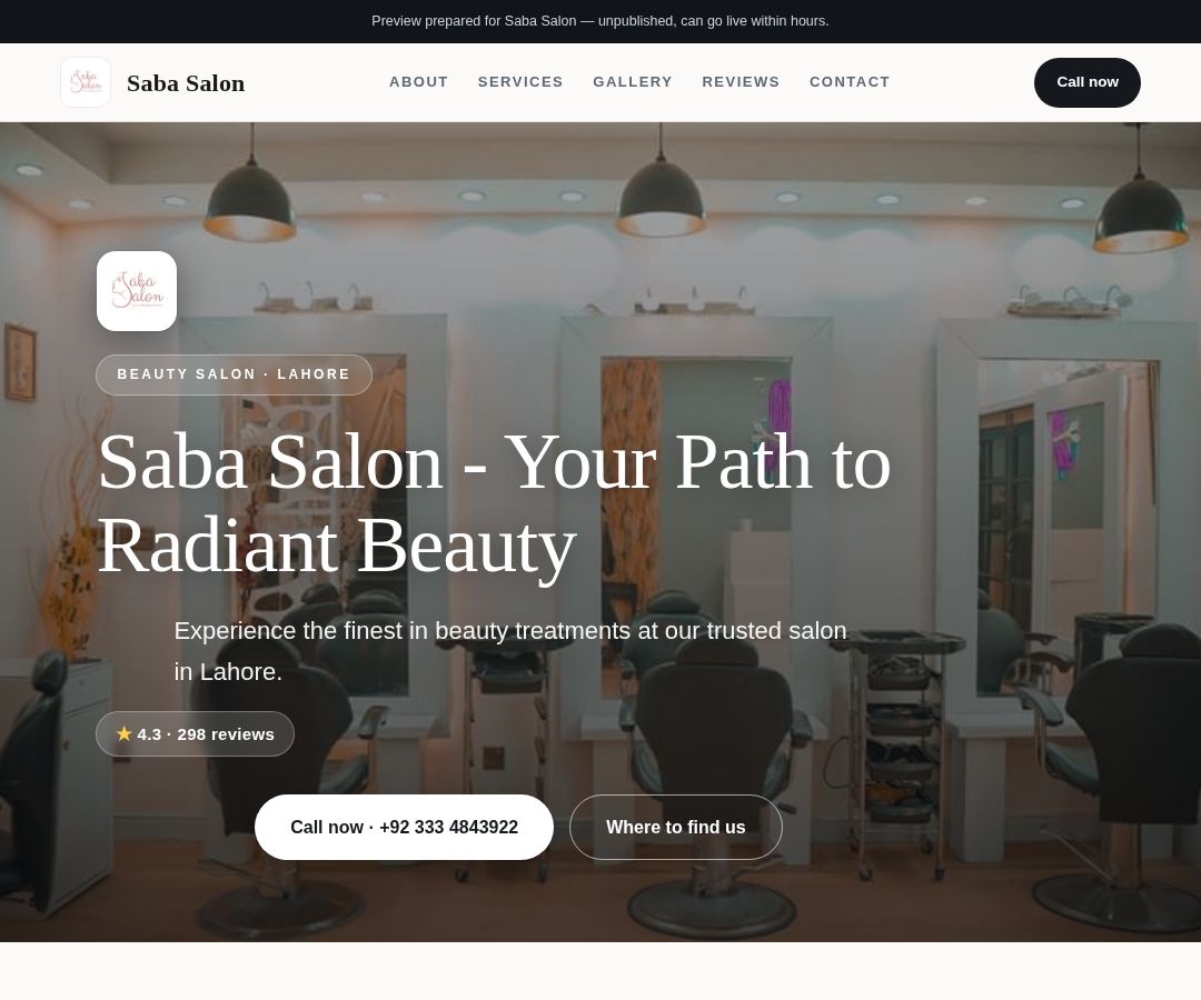 Saba Salon