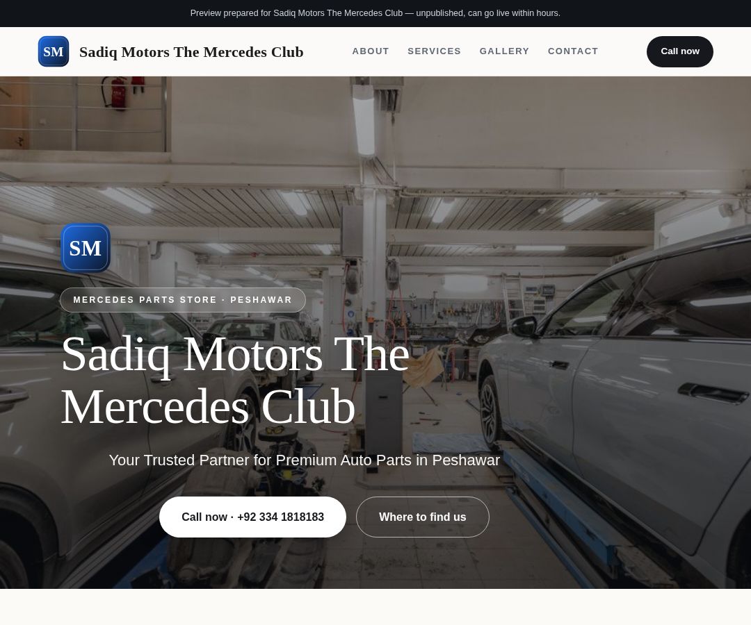 Sadiq Motors The Mercedes Club