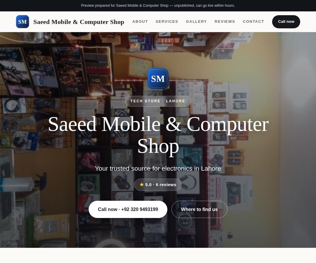 Saeed Mobile & Computer Shop