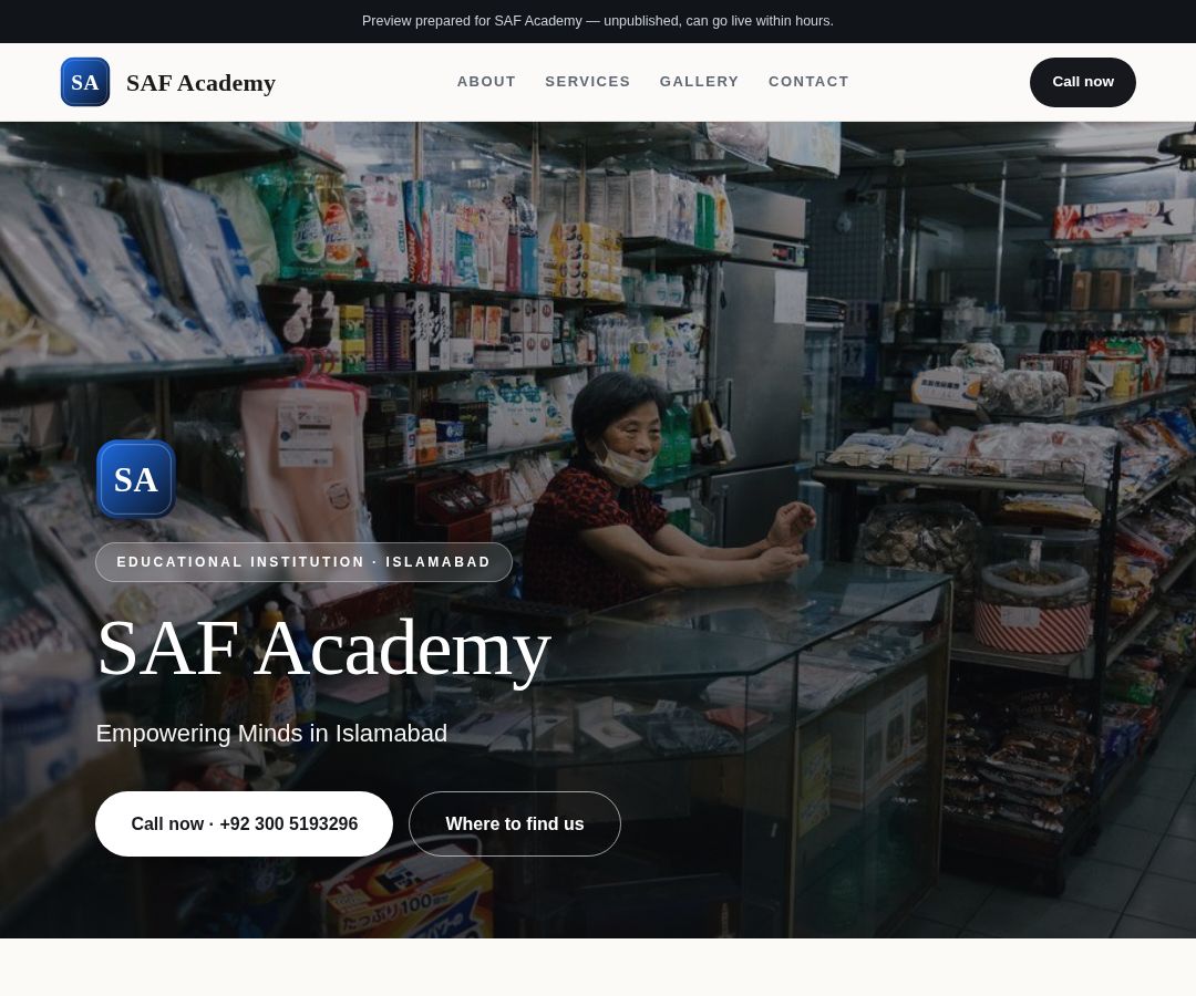 SAF Academy