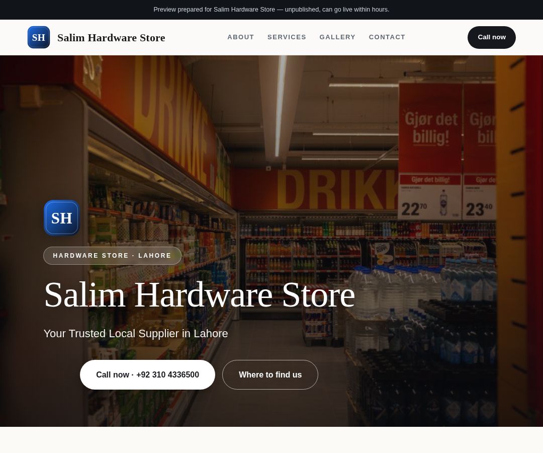 Salim Hardware Store