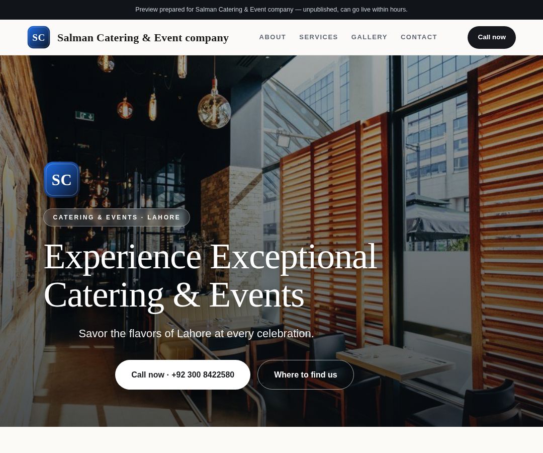 Salman Catering & Event company