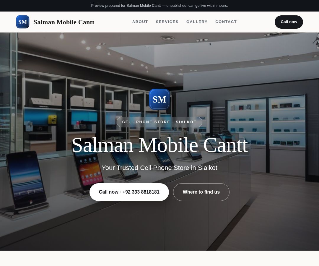 Salman Mobile Cantt