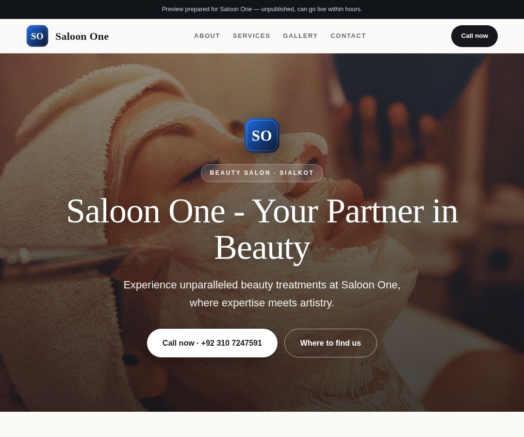 Saloon One