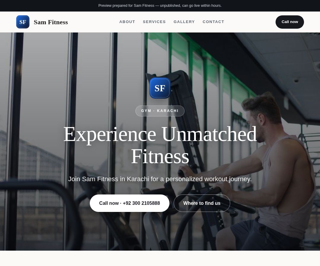 Sam Fitness