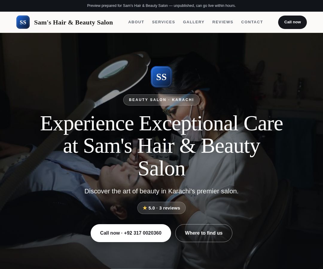 Sam's Hair & Beauty Salon