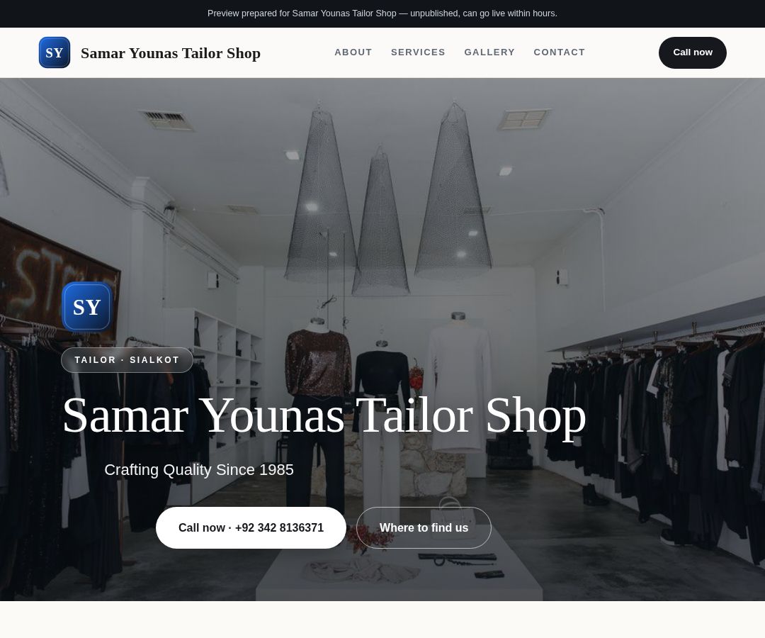 Samar Younas Tailor Shop
