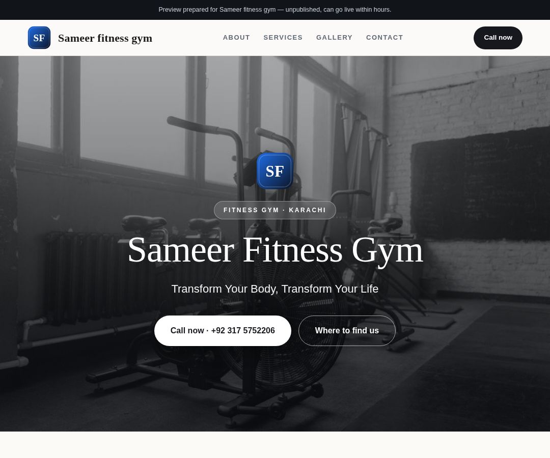 Sameer fitness gym
