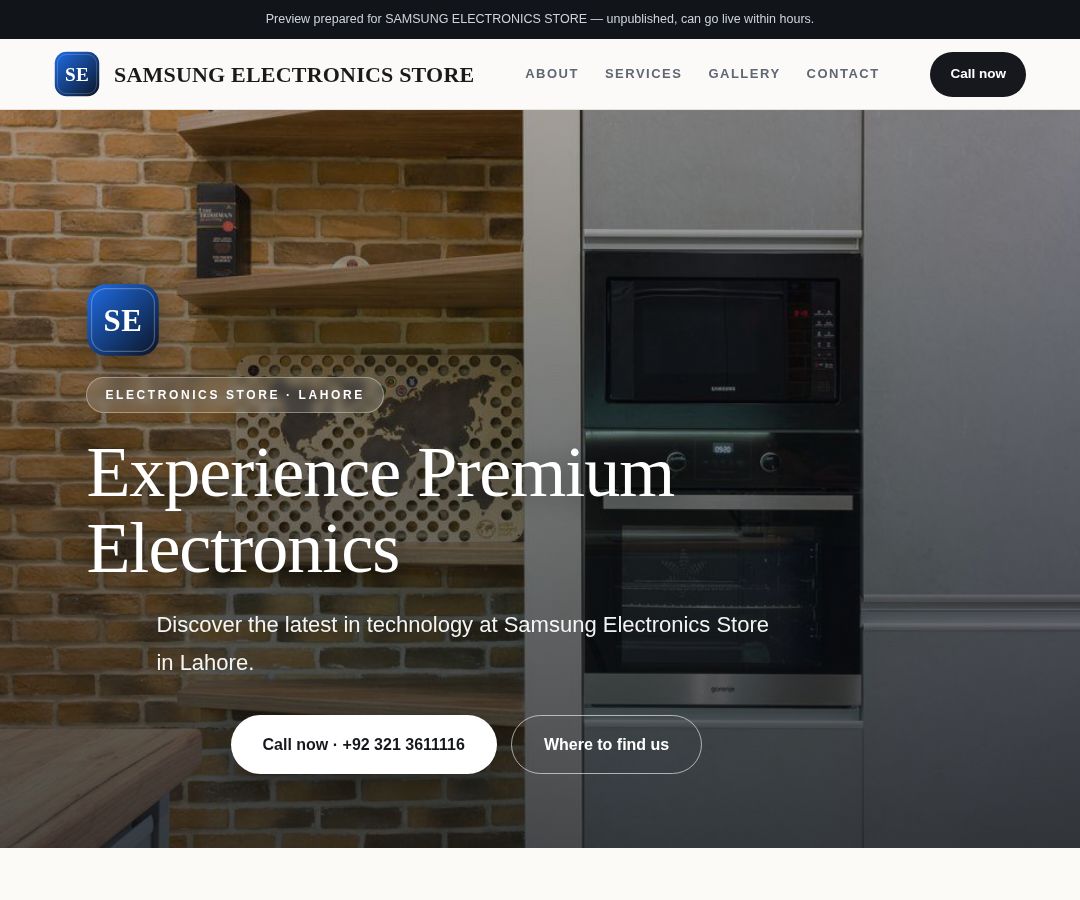 SAMSUNG ELECTRONICS STORE