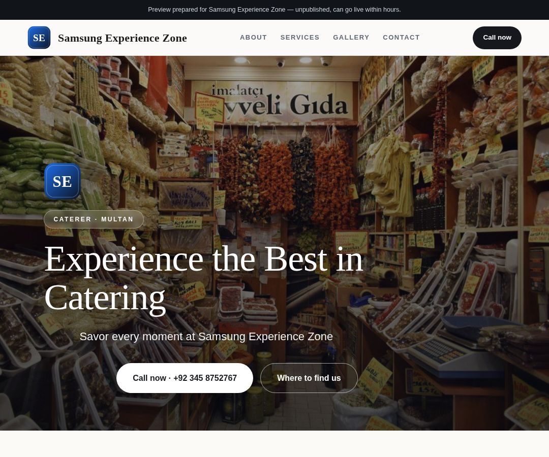 Samsung Experience Zone