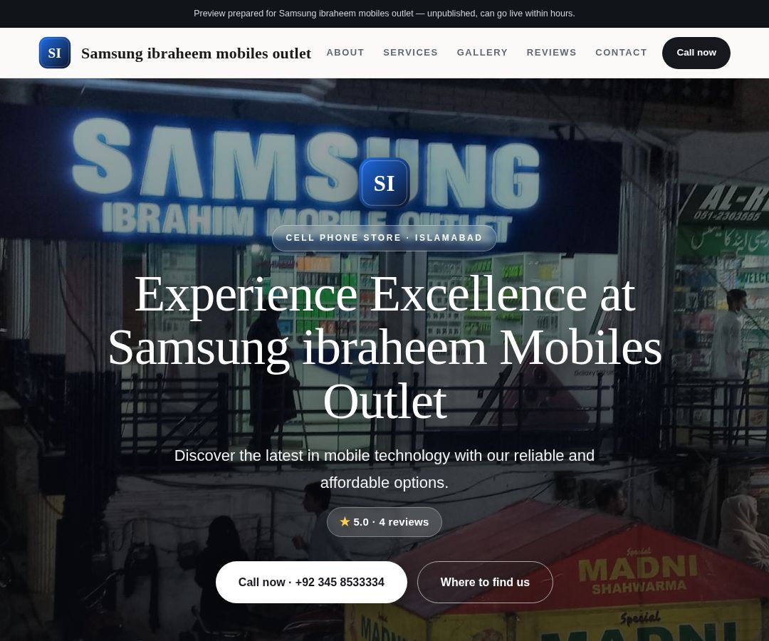 Samsung ibraheem mobiles outlet