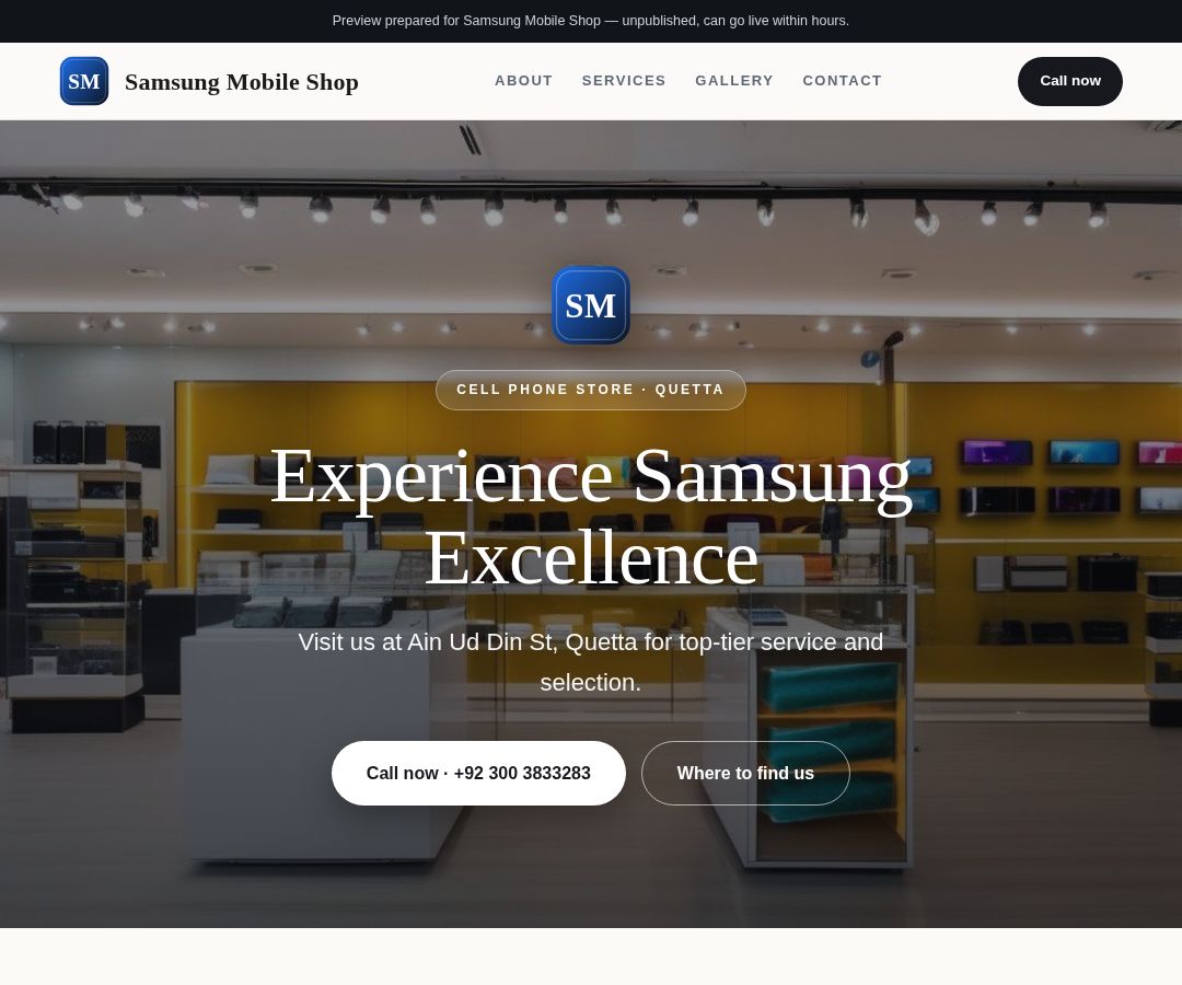Samsung Mobile Shop
