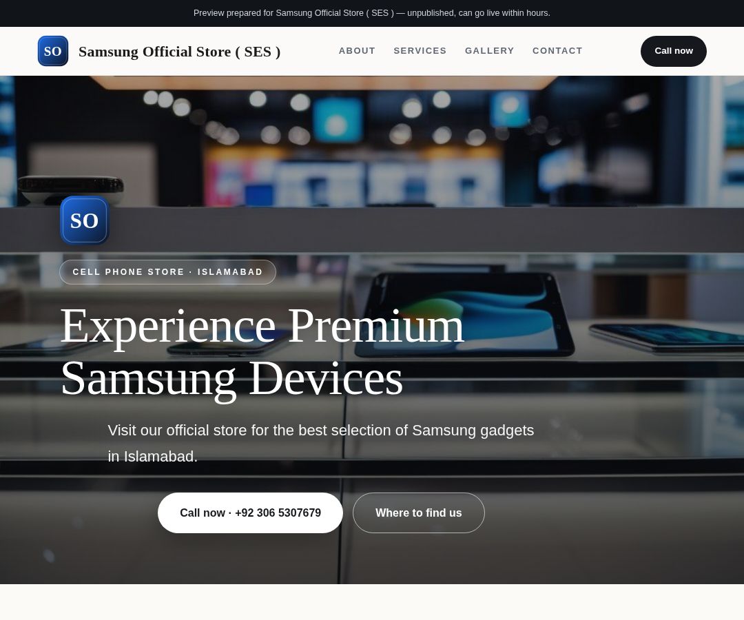 Samsung Official Store ( SES )