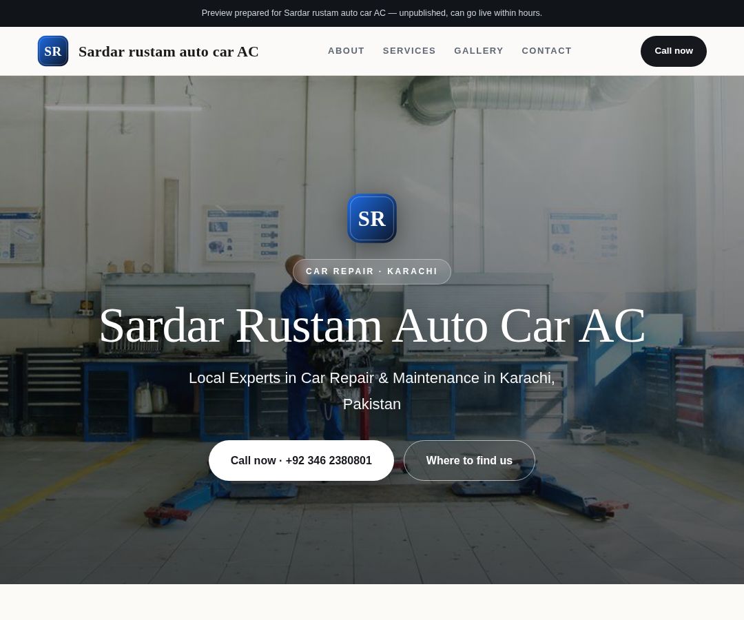 Sardar rustam auto car AC