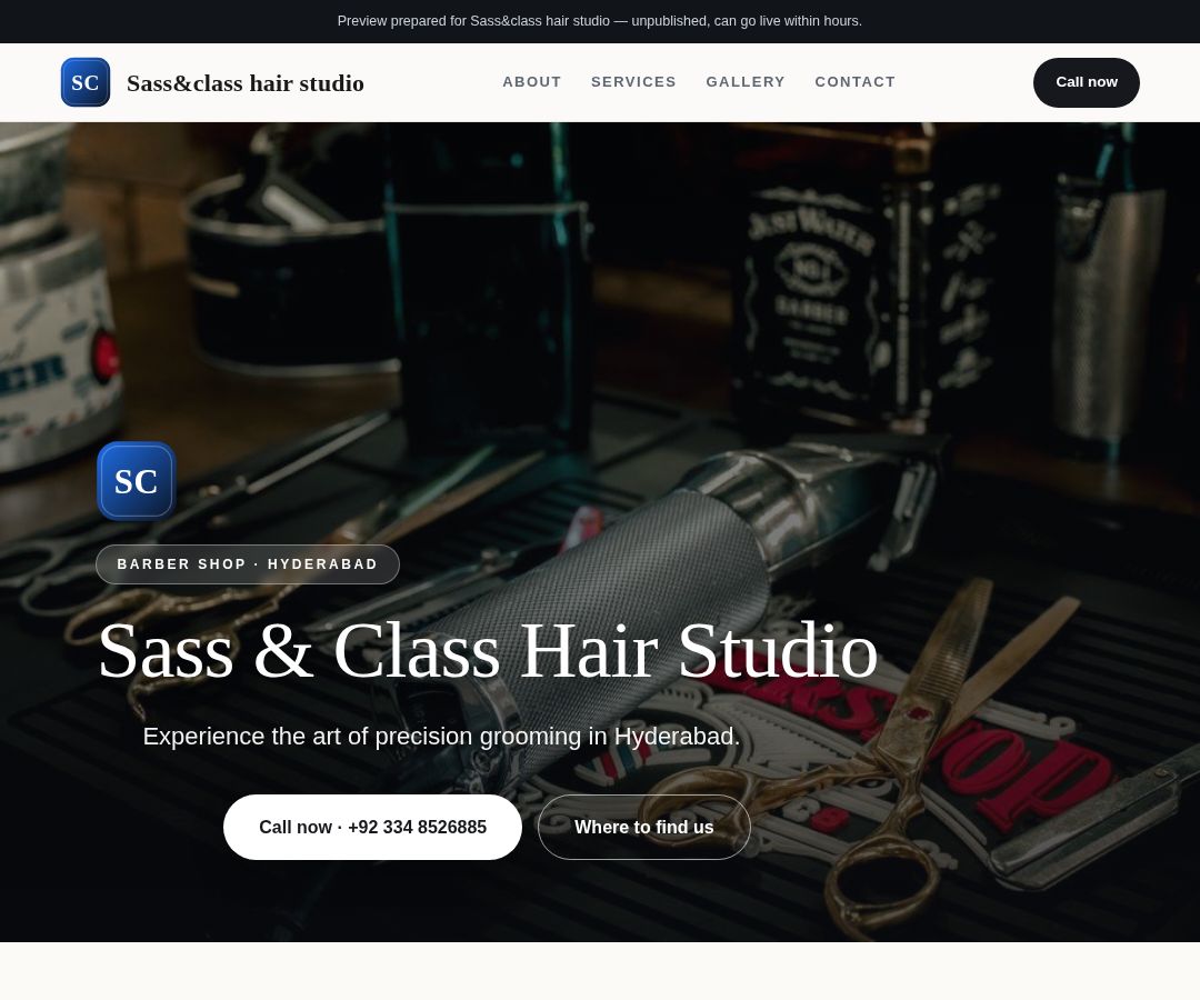 Sass&class hair studio