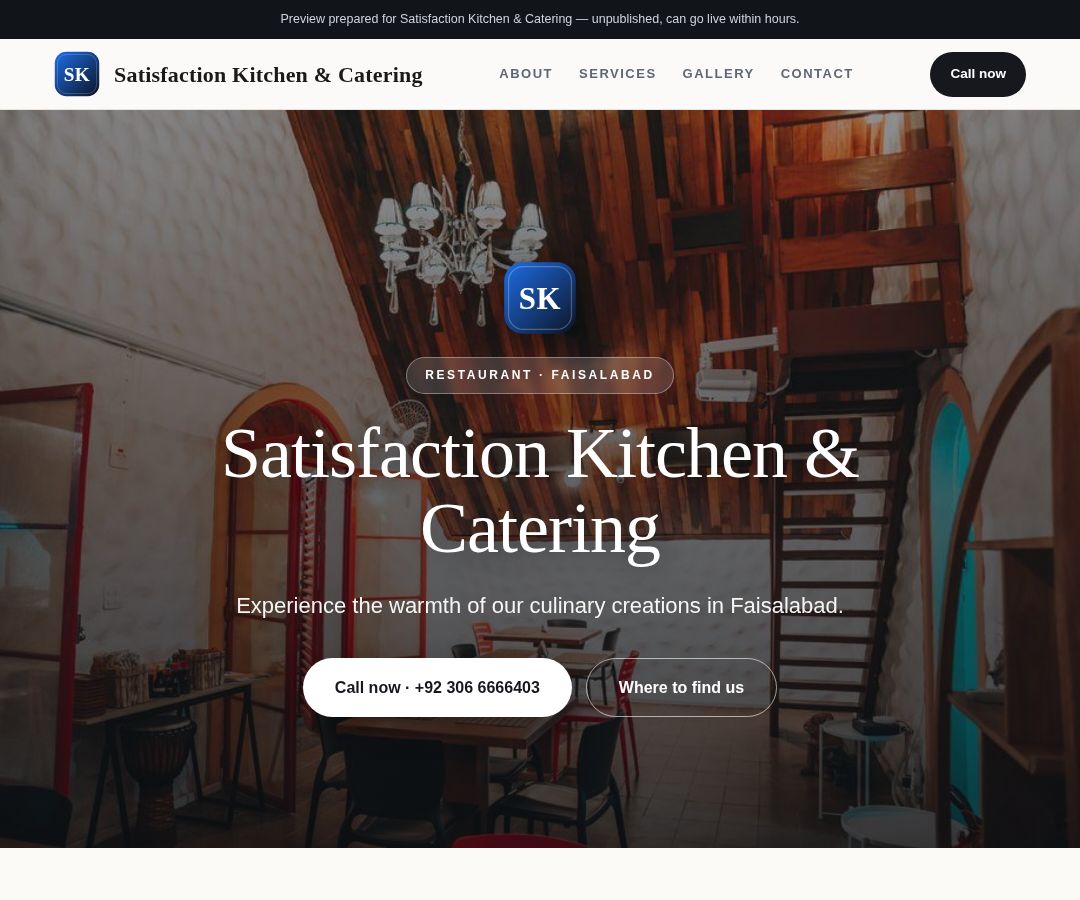Satisfaction Kitchen & Catering