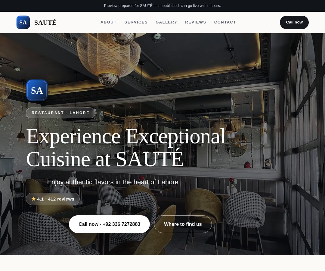 SAUTÉ