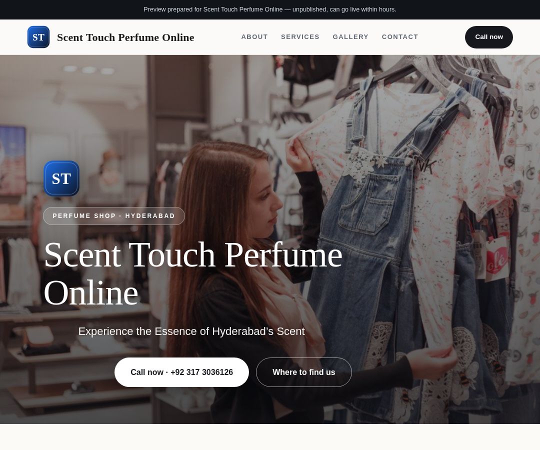 Scent Touch Perfume Online